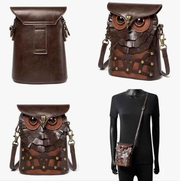 Owl Crossbody Bag - Picture 2 of 9
